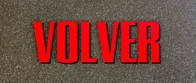 IMAGE: Volver main title card