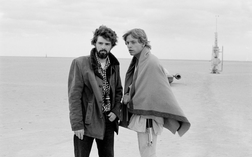 IMAGE: George Lucas and Mark Hamill in Tunisia 1976