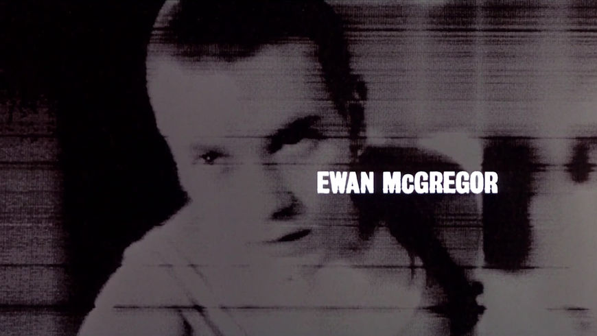 IMAGE: Still - Ewan McGregor's card in the end title sequence