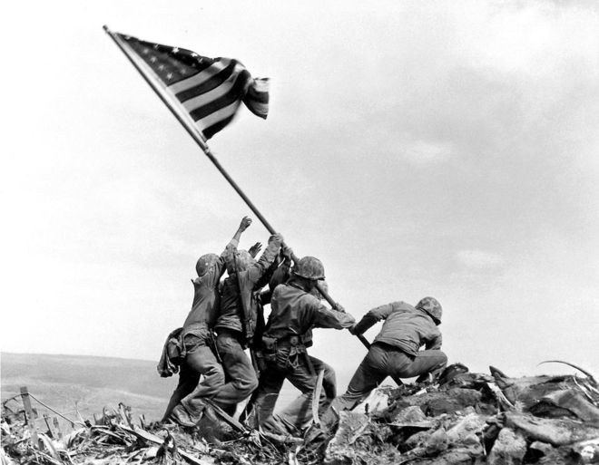 IMAGE: Iwo Jima flag raising
