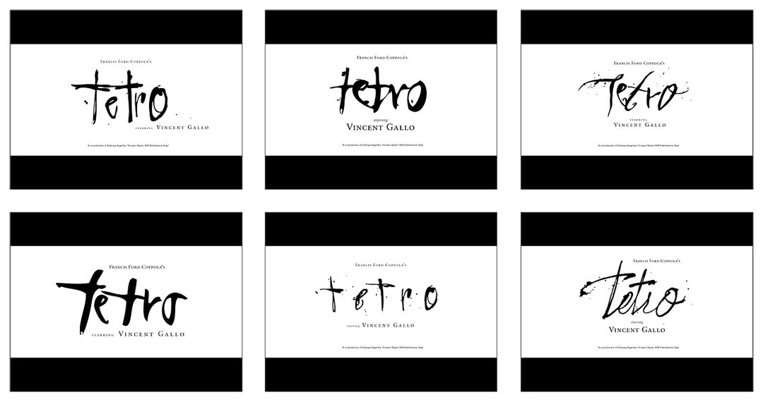 Tetro - Logo variations