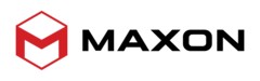 Maxon - white logo