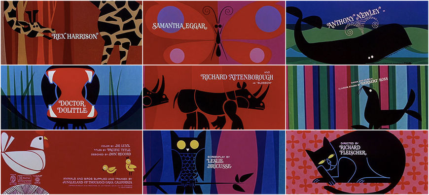 VIDEO: Doctor Dolittle (1967) main title sequence