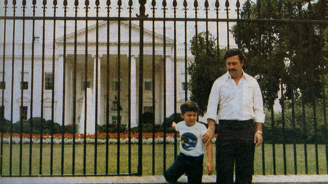 IMAGE: Pablo Escobar White House Photo