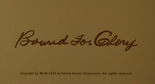 I: Bound for Glory title card