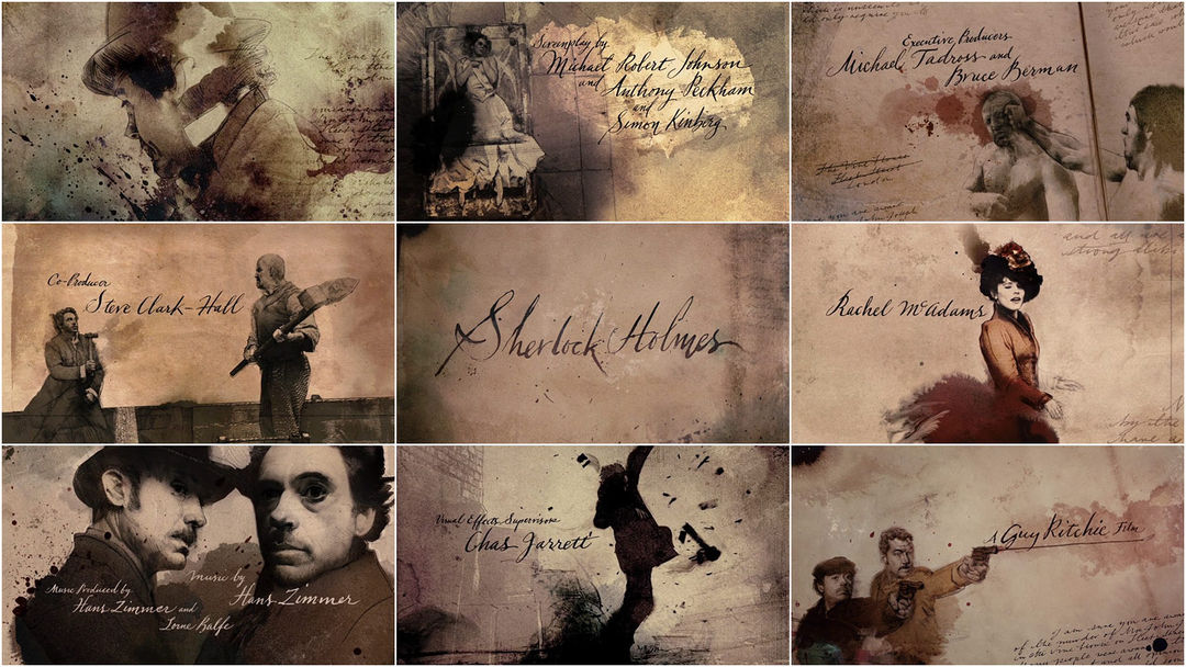 Sherlock Holmes (2009) — Art of the Title