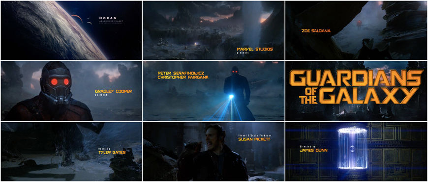 VIDEO: Title Sequence – Guardians of the Galaxy (2014)