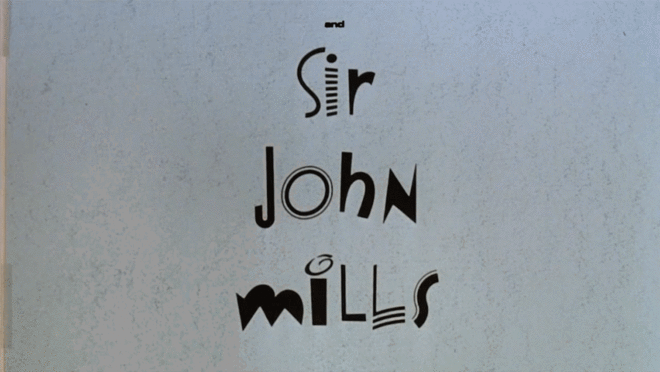 IMAGE: Animated gif – John Mills credit with tape