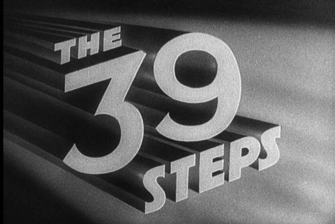 IMAGE: The 39 Steps Title Card