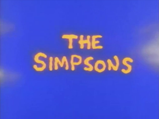 VIDEO: Original Simpsons Opening